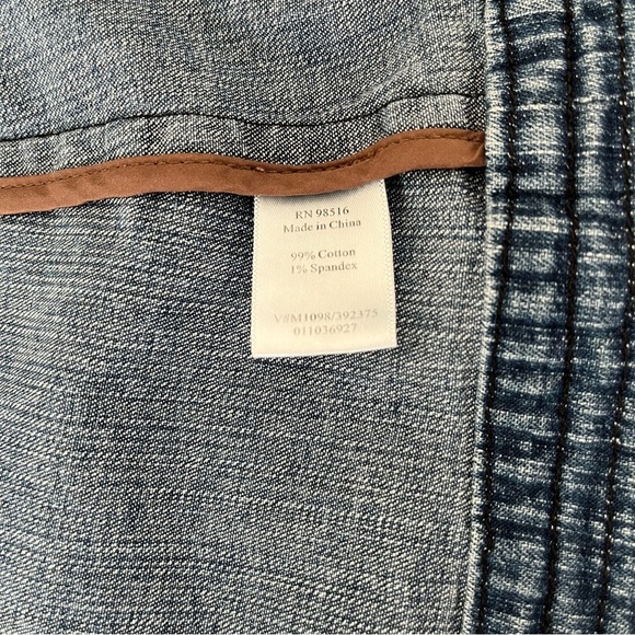 Coldwater Creek Blue Denim Button Long Sleeve Jacket - Picture 12 of 16